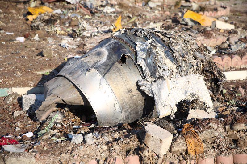 Según autoridades iraníes, el avión ucraniano sufrió el accidente a causa de un error humano e involuntario. Foto: Nazanin Tabatabaee/WANA (West Asia News Agency) via REUTERS