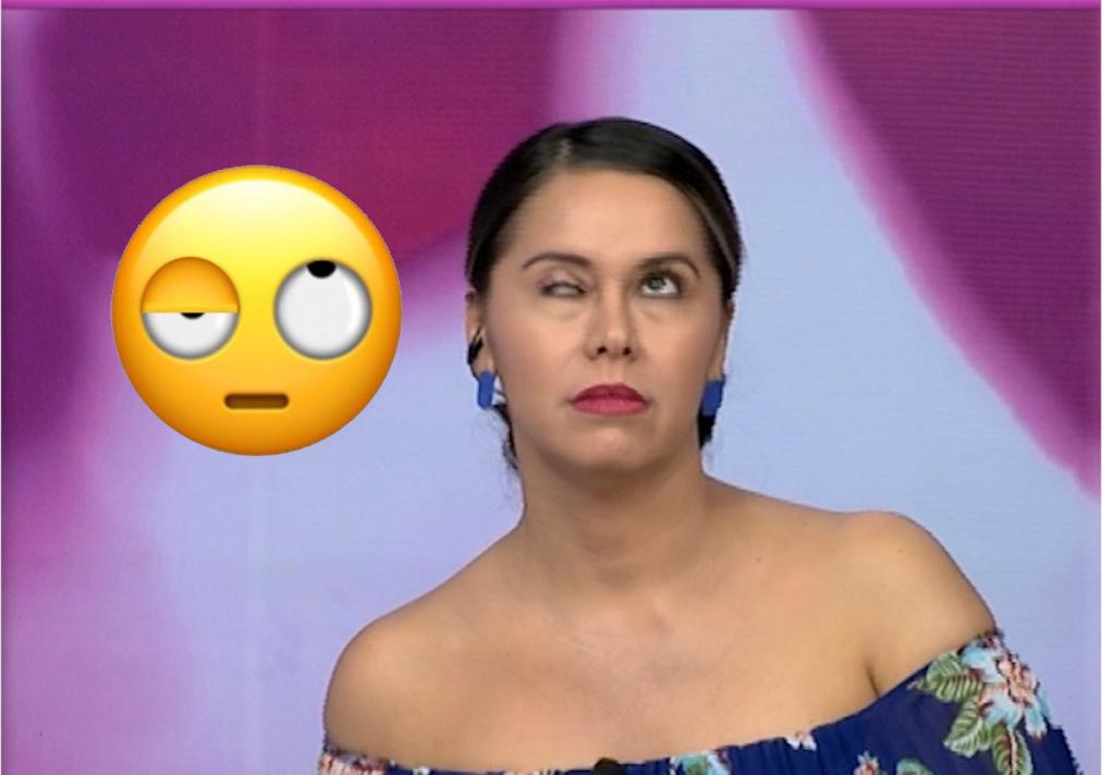 Liliana Álvarez como un emoji.