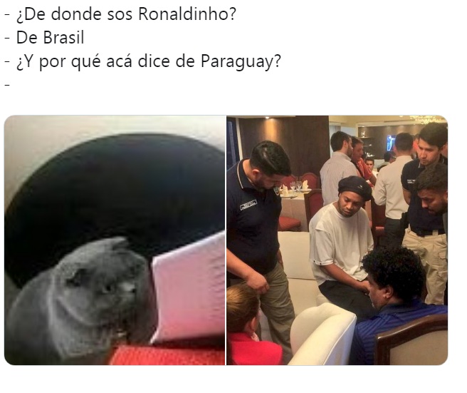 Meme Ronaldinho.