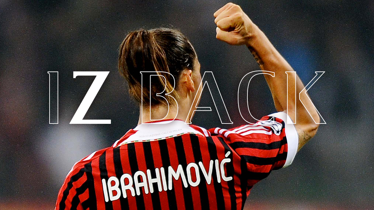 Zlatan se encuentra actualmente jugando por el Milan de Italia.