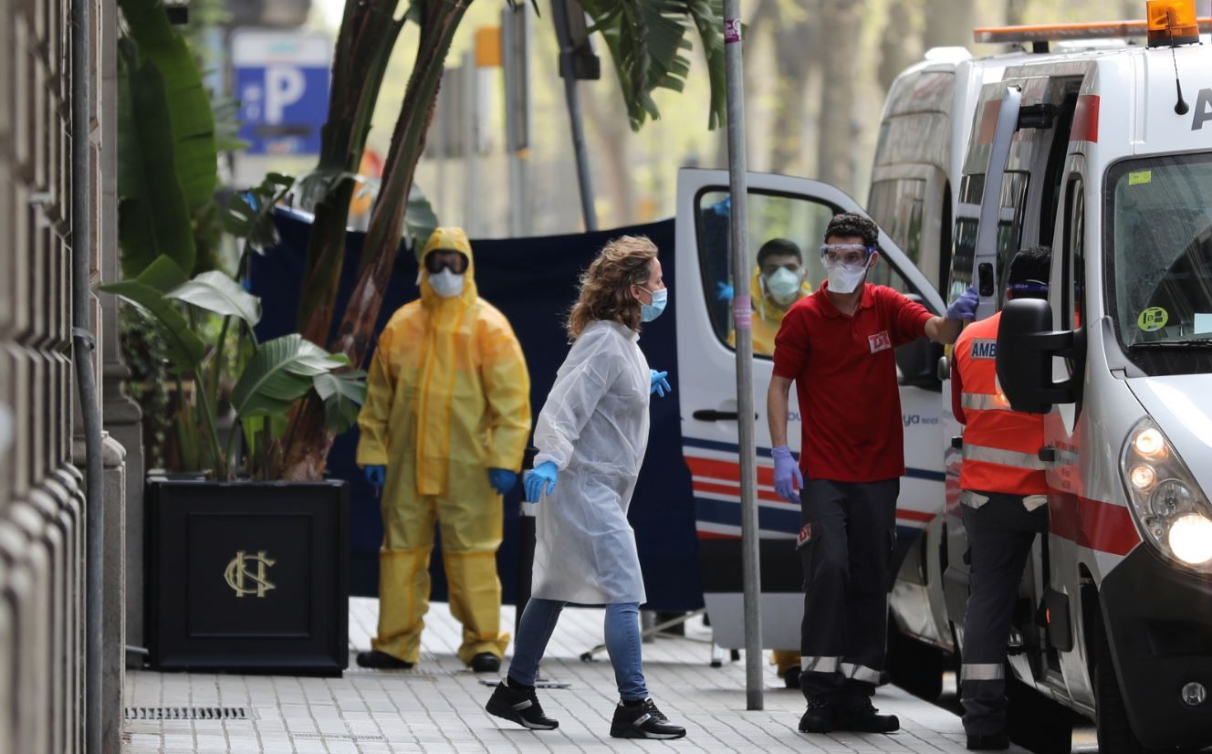 España contabiliza 3.434 muertos en lo que va de la epidemia del Covid-19. Foto: EFE