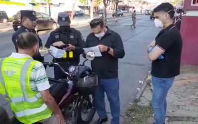 Estricto control policial, militar y fiscal en avenidas de Asunción