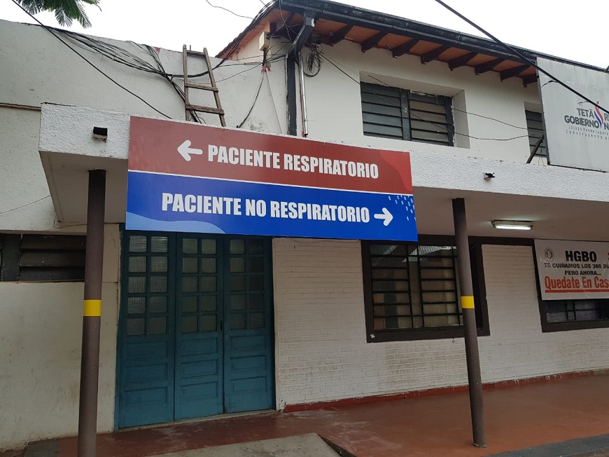El Hospital cuenta con la separación de las áreas destinadas a pacientes respiratorios y pacientes no respiratorios. Foto: Ministerio de Salud