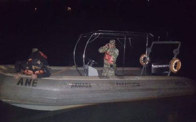 Sigue búsqueda de desaparecidos en el río Paraná tras choque de embarcaciones