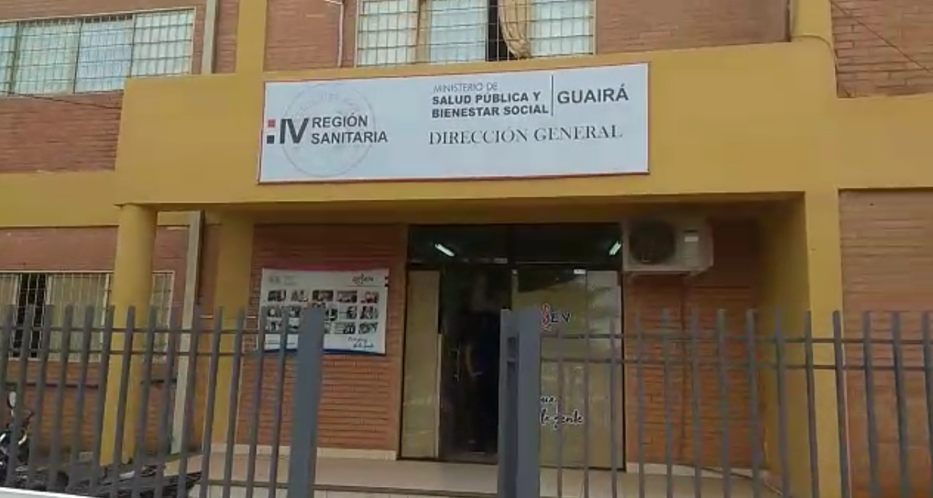 Sede de la 4ta. Región Sanitaria del departamento del Guairá.