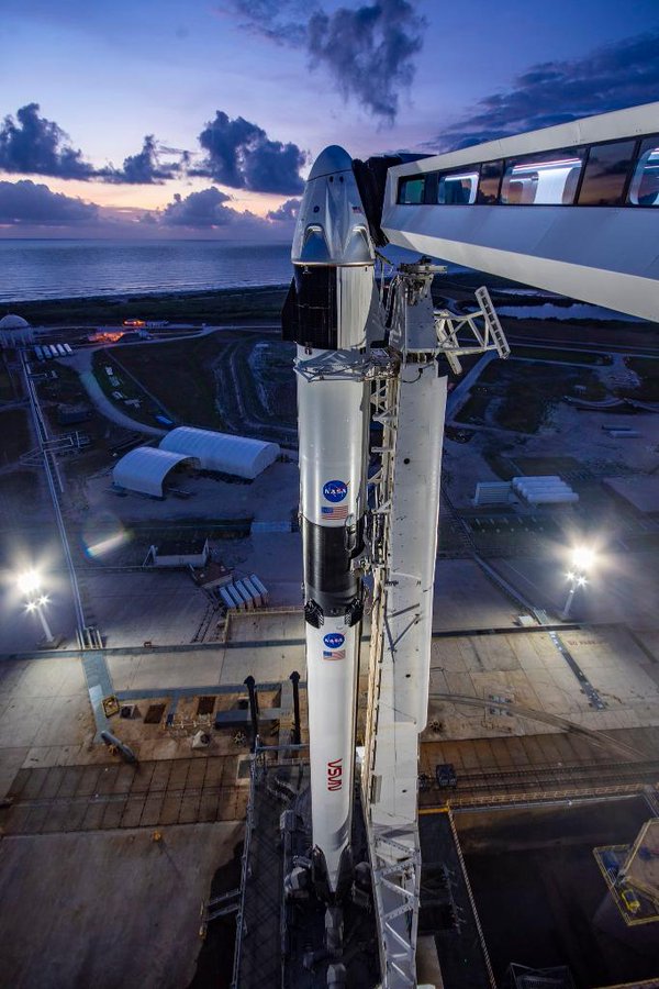 El lanzamiento fue pospuesto para el próximo sábado 30 de mayo. Foto: NASA