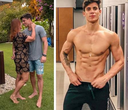 Mamá de Neymar y su novio Tiago Ramos