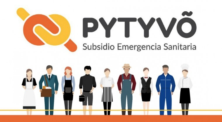 Afiche del programa de subsidio de emergencia sanitaria Pytyvô.