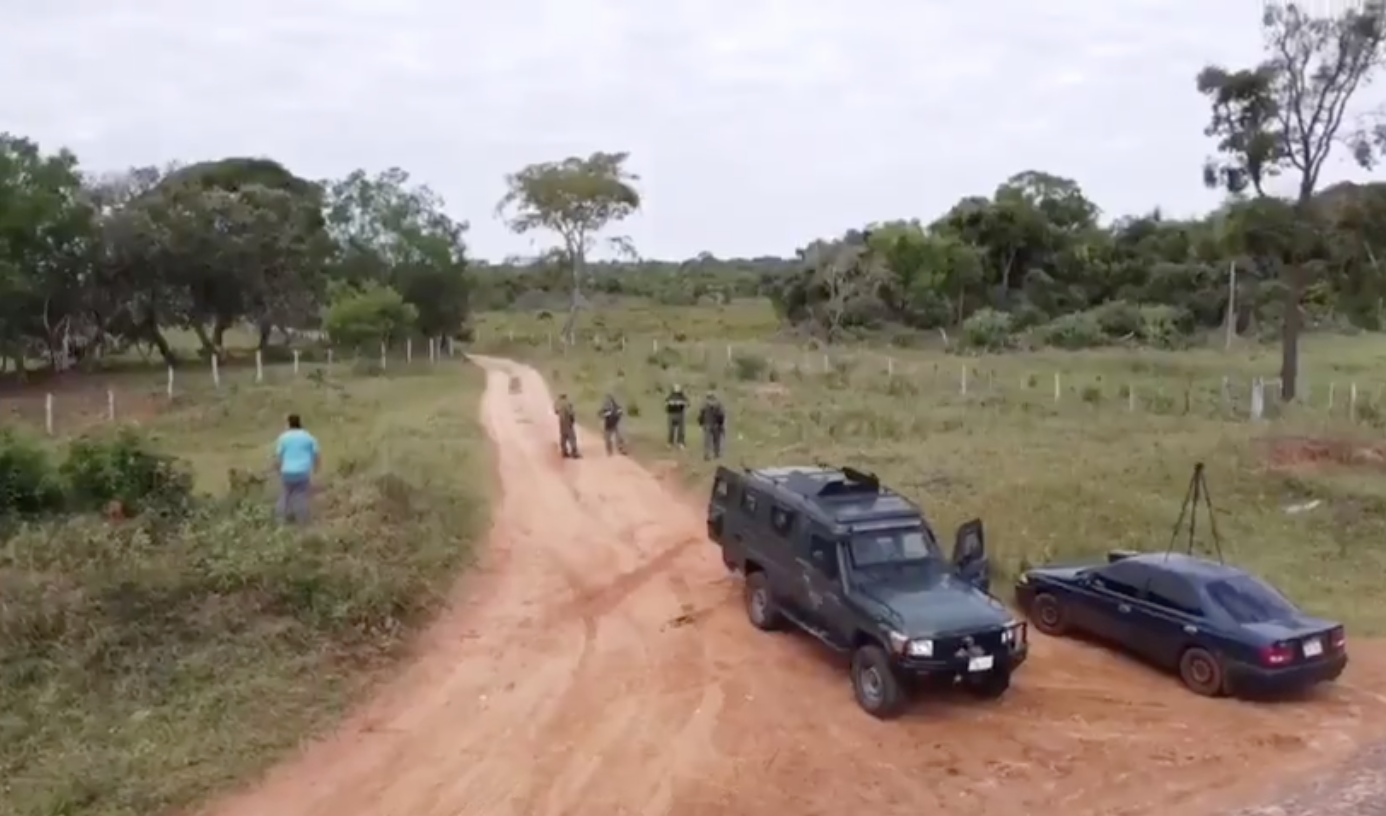 Captura de video de la zona donde se habría producido el enfrentamiento.