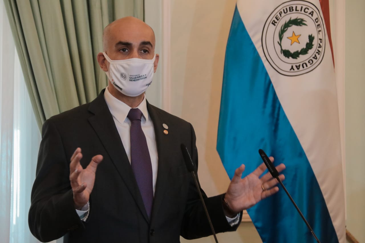 Julio Mazzoleni, ministro de Salud. Foto: Ministerio de Salud