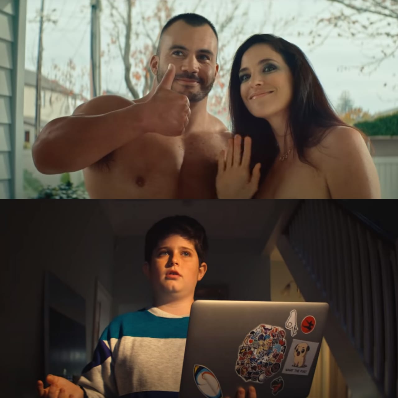 La campaña contó con la presencia de dos actores porno. Foto: Captura de video