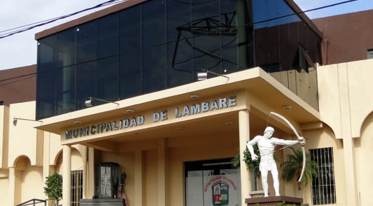 Fachada de la Municipalidad de Lambaré.