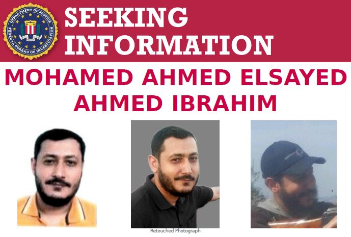 Mohamed Ahmed Elsayed Ahmed Ibrahim es buscado por el FBI. Foto: @FBIMostWanted