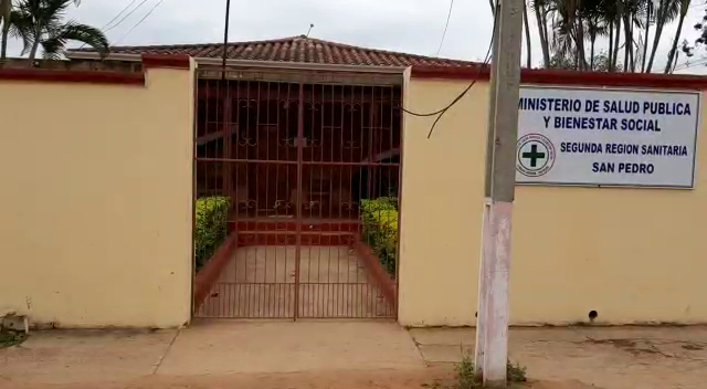 Sede de la Segunda Región Sanitaria en San Pedro.