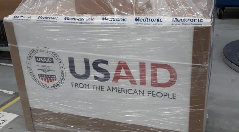 Carga que será enviada al país via USAID.