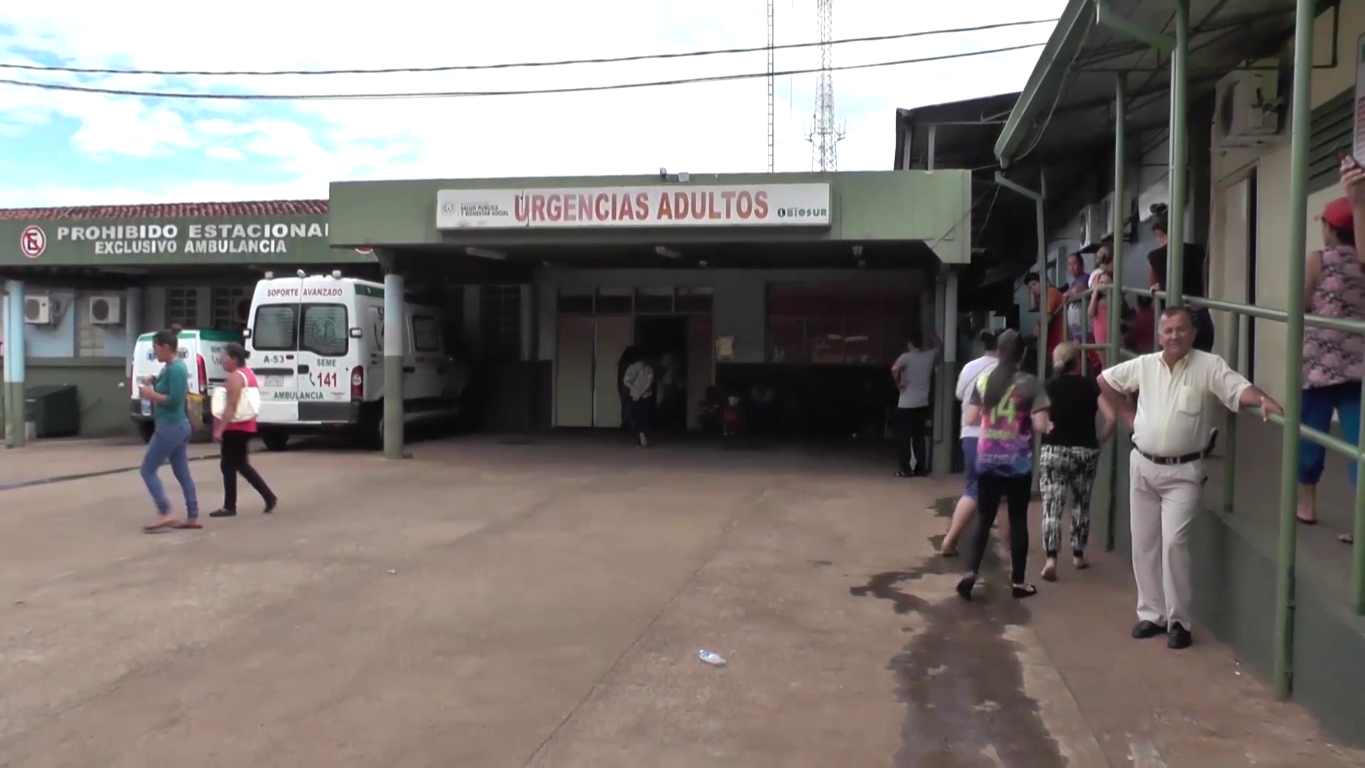Urgencias en el Hospital Regional de Encarnación.