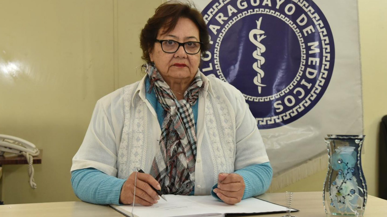 Titular del Círculo de Médicos, Dra. Gloria Meza