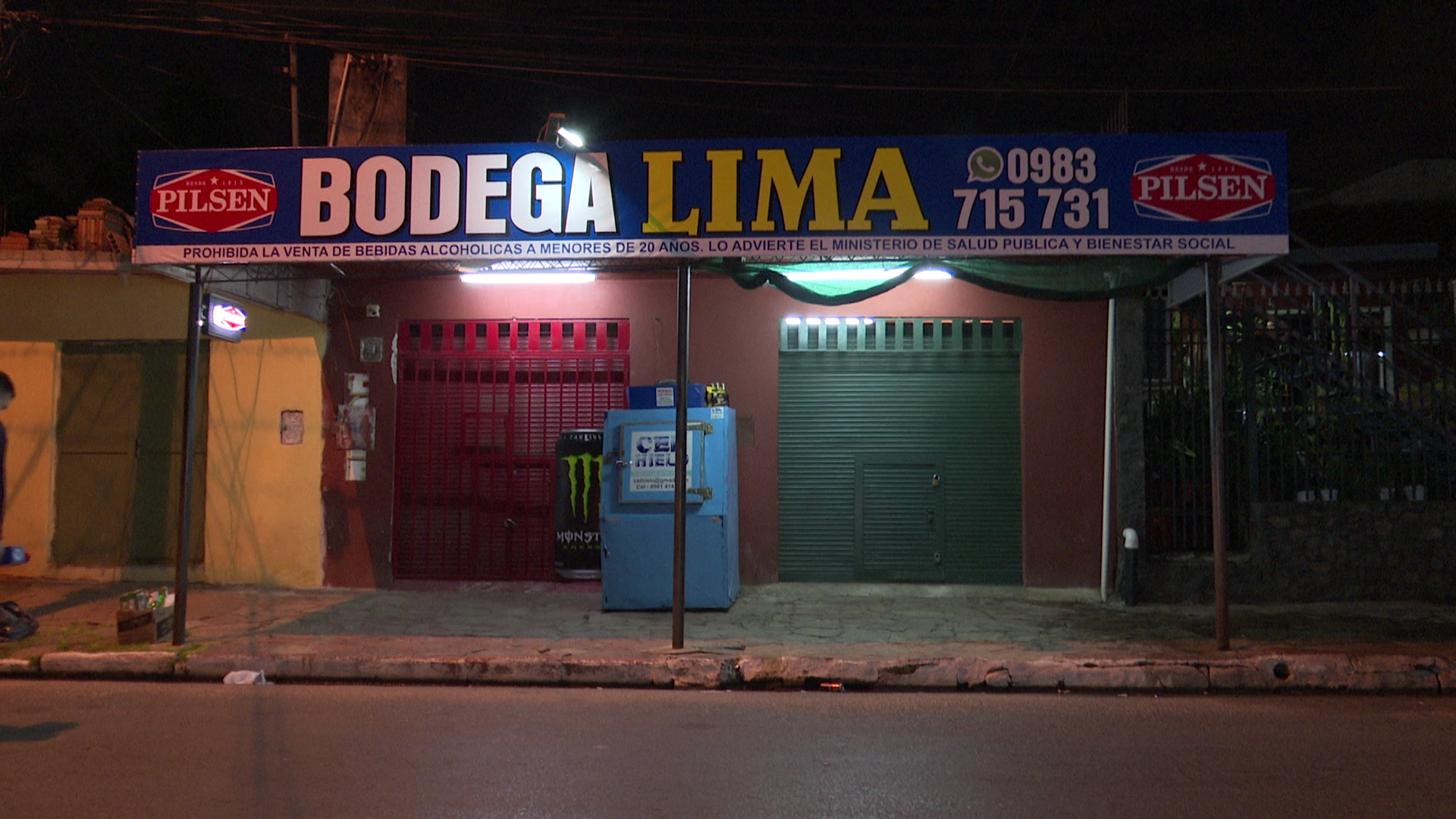 En frente de la bodega, un hombre fue asesinado. El Ministerio Público dispuso la detención del propietario.