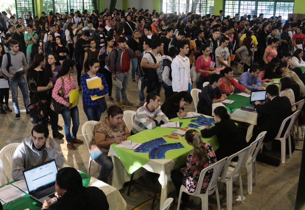 Feria de Empleo en Fernando de la Mora. Foto: Agencia IP