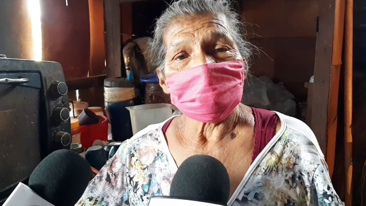 Doña Concepción Ferreira denuncia suplantación de su identidad. Foto: Lorenzo Agüero, corresponsal Grupo JBB.