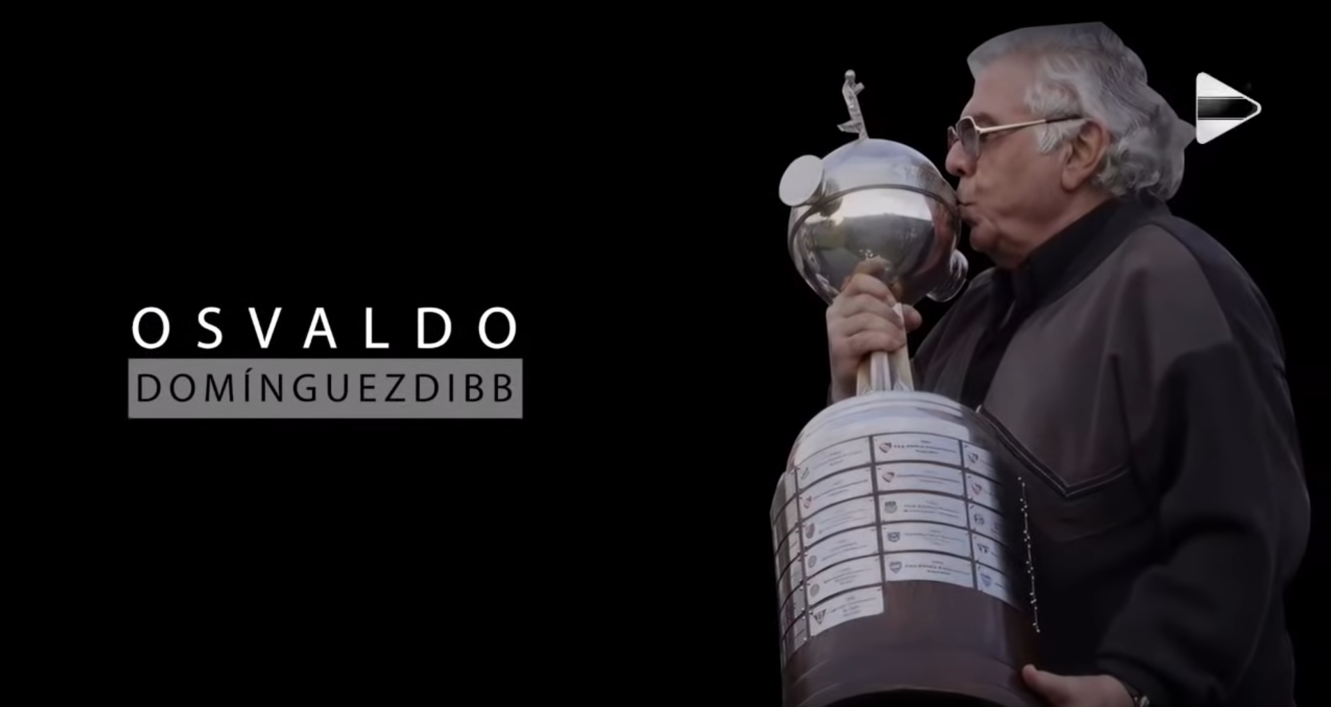 Osvaldo Domínguez Dibb fue el presidente que obtuvo 6 de las 8 copas internacionales del Decano. | Foto: Captura de Video - Olimpia Media