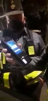 Un conductor denunció a través de un video, la realización de alcotest que arrojarían falsos positivos.Foto: Captura de video