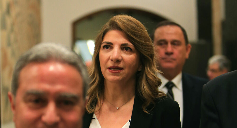 La exministra de Justicia del Líbano, Marie Claude Najem. Foto: AFP