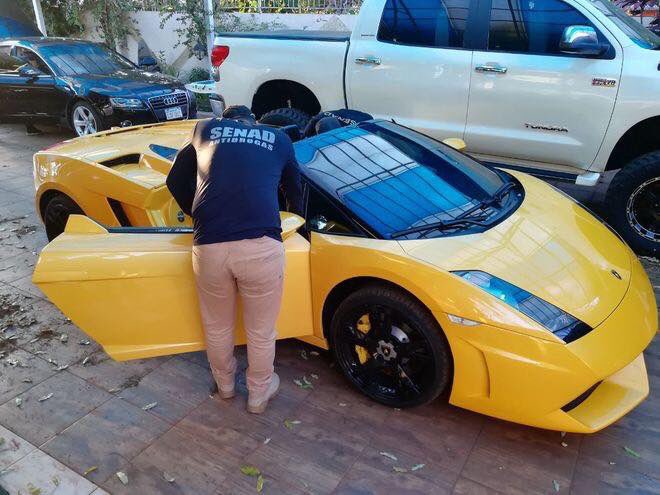 La Senabico solicitó la venta del Lamborghini, valuado en unos 220.000 dólares. Foto: Gentileza