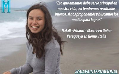 Plasmar los sueños y lograr las metas, parte de la historia de Natalia Echauri