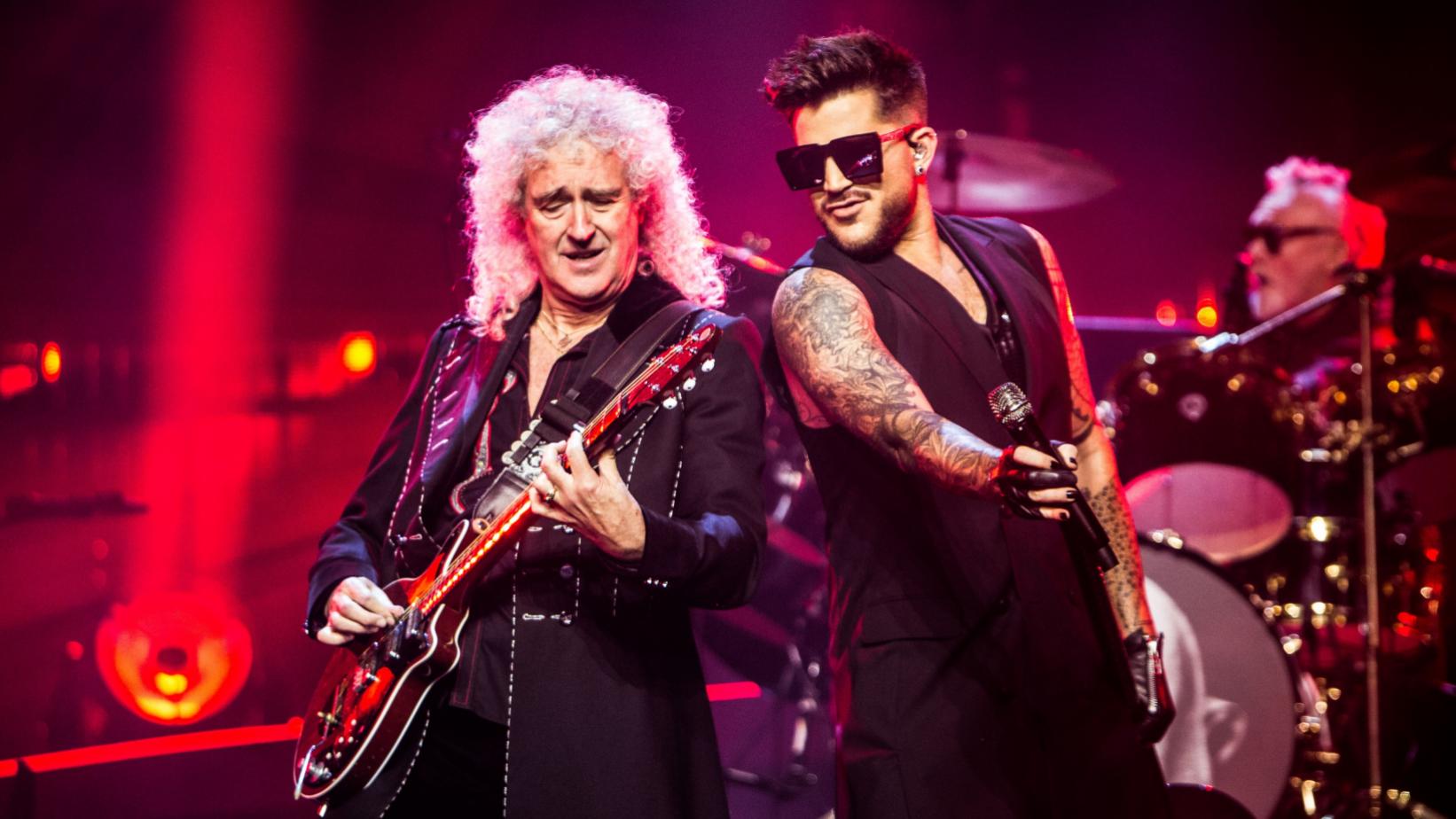 Queen y Adam Lambert en una de sus presentaciones. Foto: Difusión