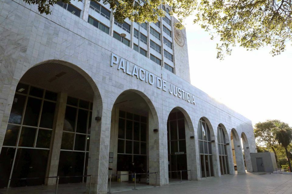Sede del Palacio de Justicia en Asunción. Foto: @PoderJudicialPY