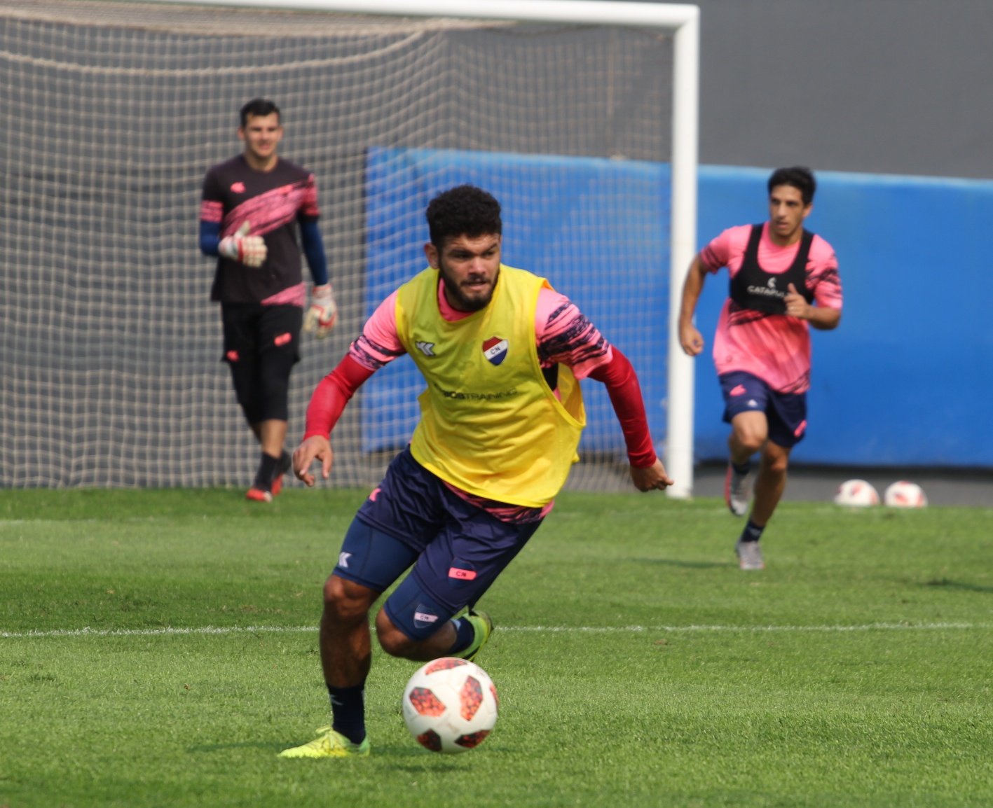 Entrenamiento de los jugadores del Club Nacional. Foto: @clubnacionalpy