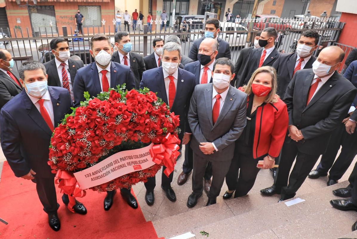 La senadora Lilian Samaniego participó el pasado viernes del acto por el aniversario de la ANR. Foto: ANR