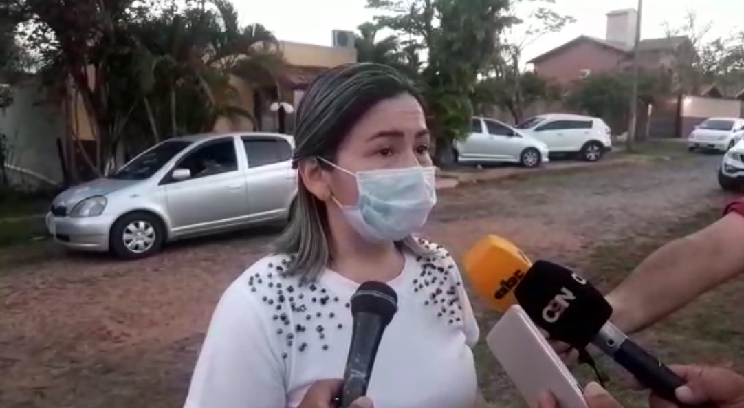 Liliana Urbieta, hija de Félix Urbieta. Foto: Captura de video / Joel Riveros, corresponsal de la zona del Grupo JBB.