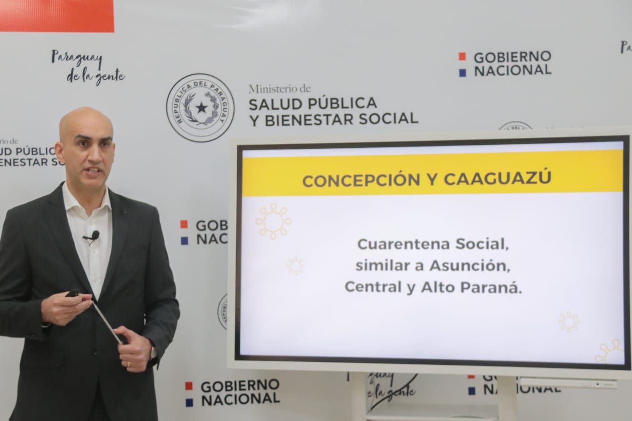 Ministro mazzoleni sobre concepción y caaguazú.
