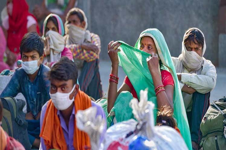 India es el segundo país con mayor cantidad de casos positivos de Covid-19 y en las próximas semanas podría superar a EE.UU. Foto referencial.