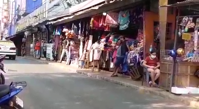 Calles de CDE con casi nulo movimiento. Foto: Captura de pantalla / Video: Carlos Sánchez, corresponsal de la zona del Grupo JBB.
