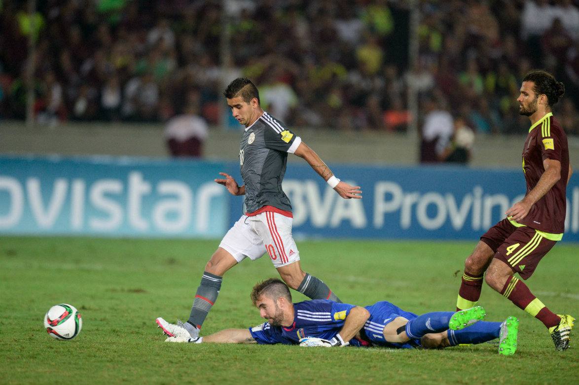 La última vez que la Albirroja jugó de visitante ante Venezuela por las Eliminatorias, ganó 1-0. Foto: AFP.