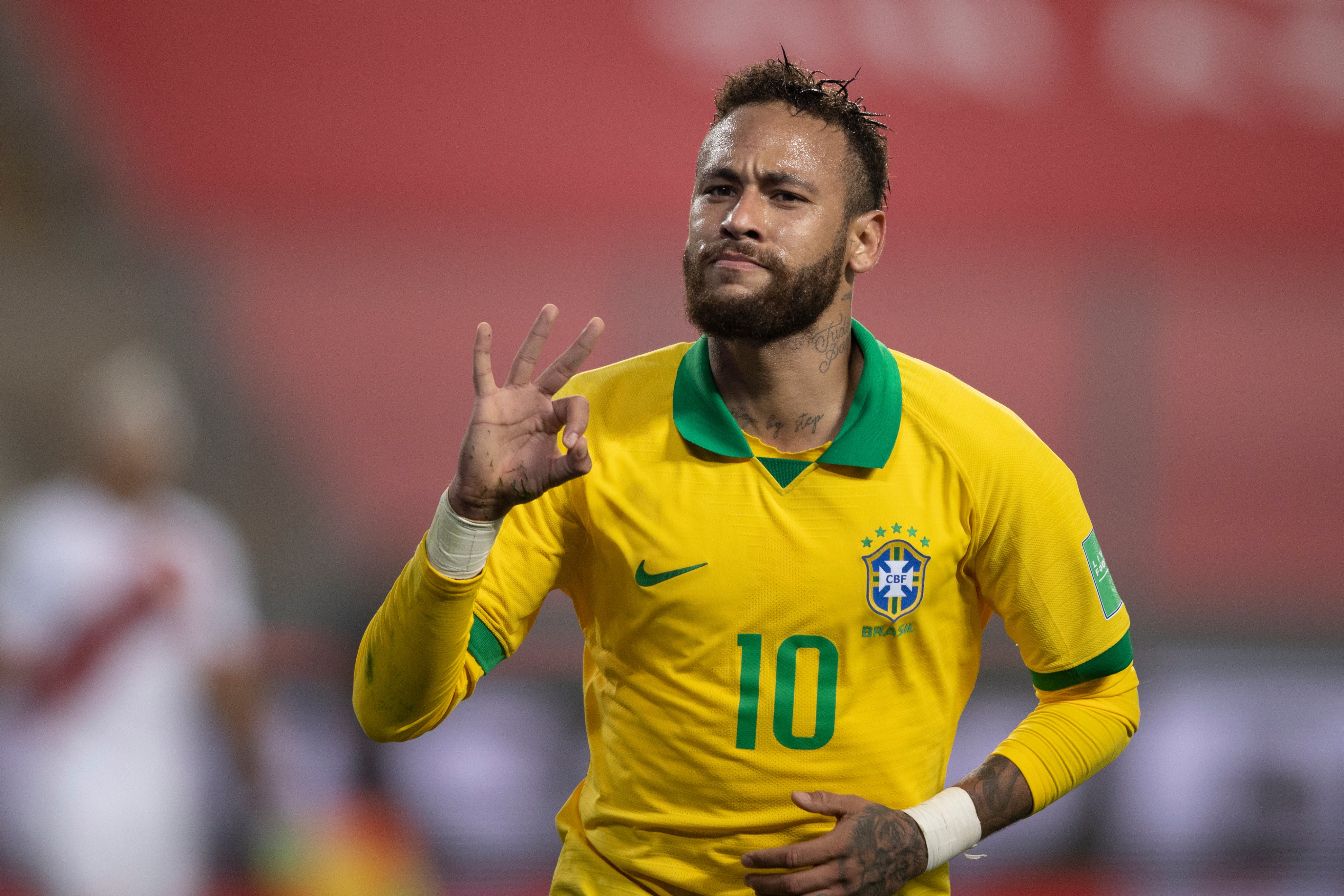 Brasil logró alzarse con una nueva victoria, esta vez ante Perú. Neymar convirtió 3 tantos. Foto: @CBF_Futebol