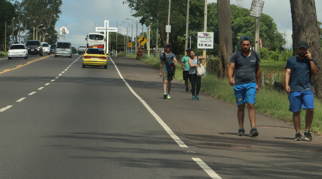 Los peregrinantes deberán registrarse para poder realizar la caminata. Foto: Agencia IP.
