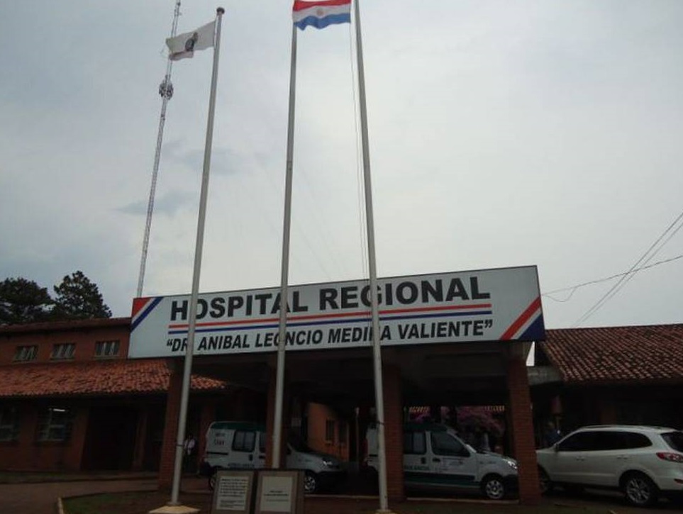 Hospital Regional de Pedro Juan Caballero. Foto: Gentileza.