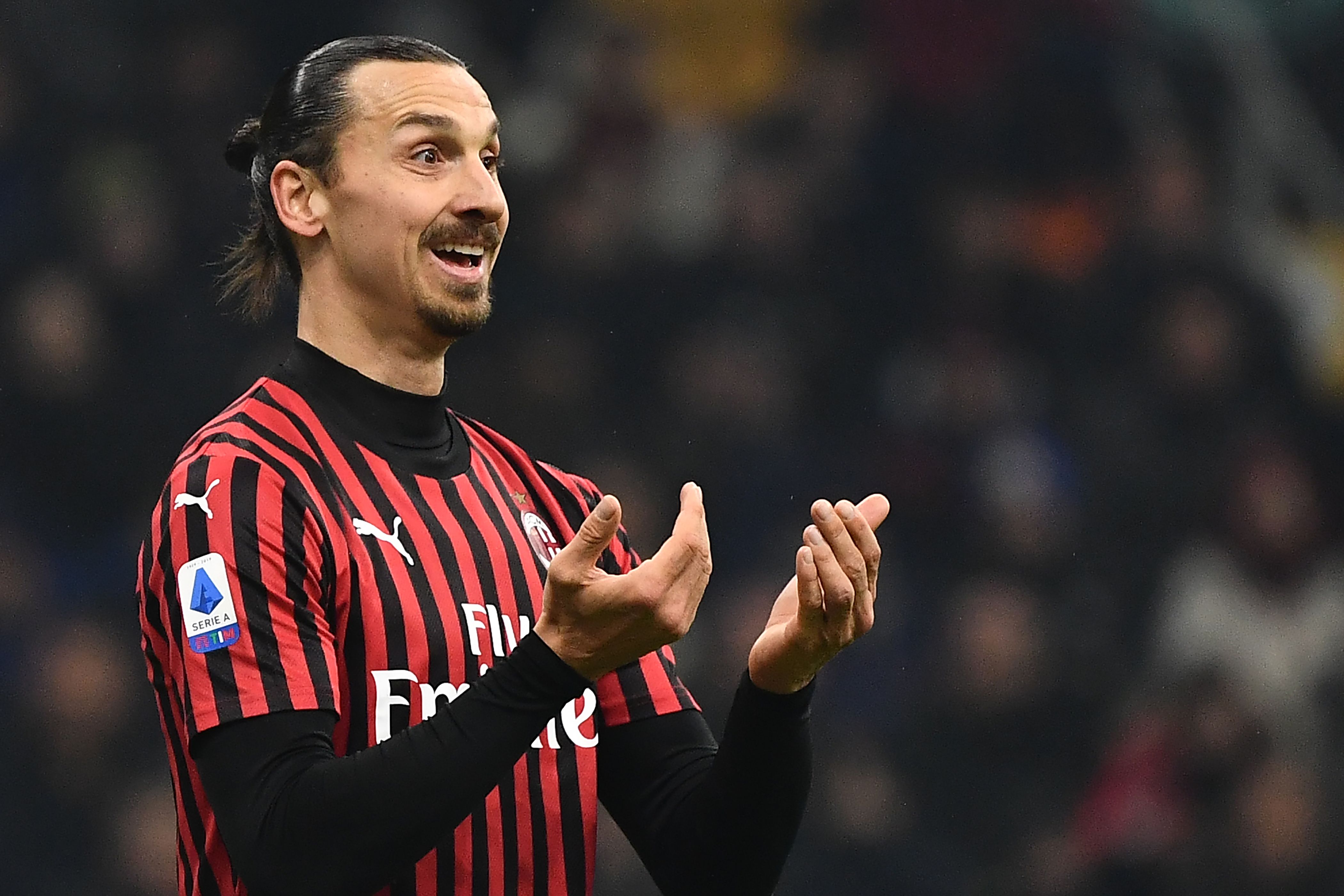 Zlatan Ibrahimovic, delantero sueco del Milan. Foto: Web oficial del AC Milan