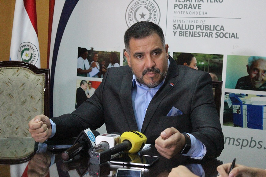 Carlos Morínigo, exministro de Salud Pública. Foto: Agencia IP Paraguay