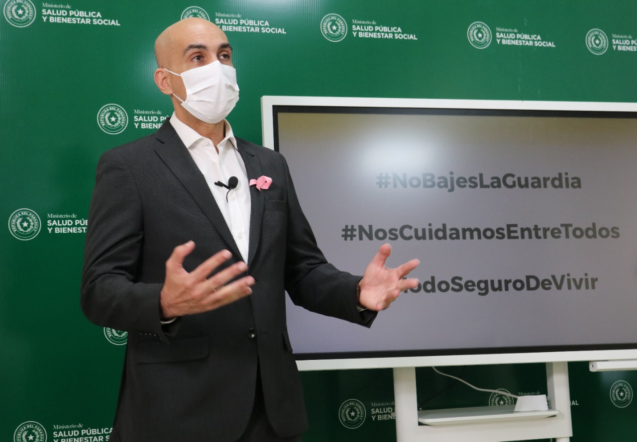 Julio Mazzoleni, ministro de Salud. Foto: Ministerio de Salud.