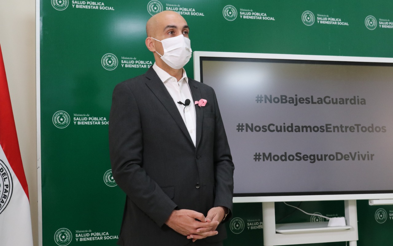 Julio Mazzoleni, ministro de Salud. Foto: Ministerio de Salud.