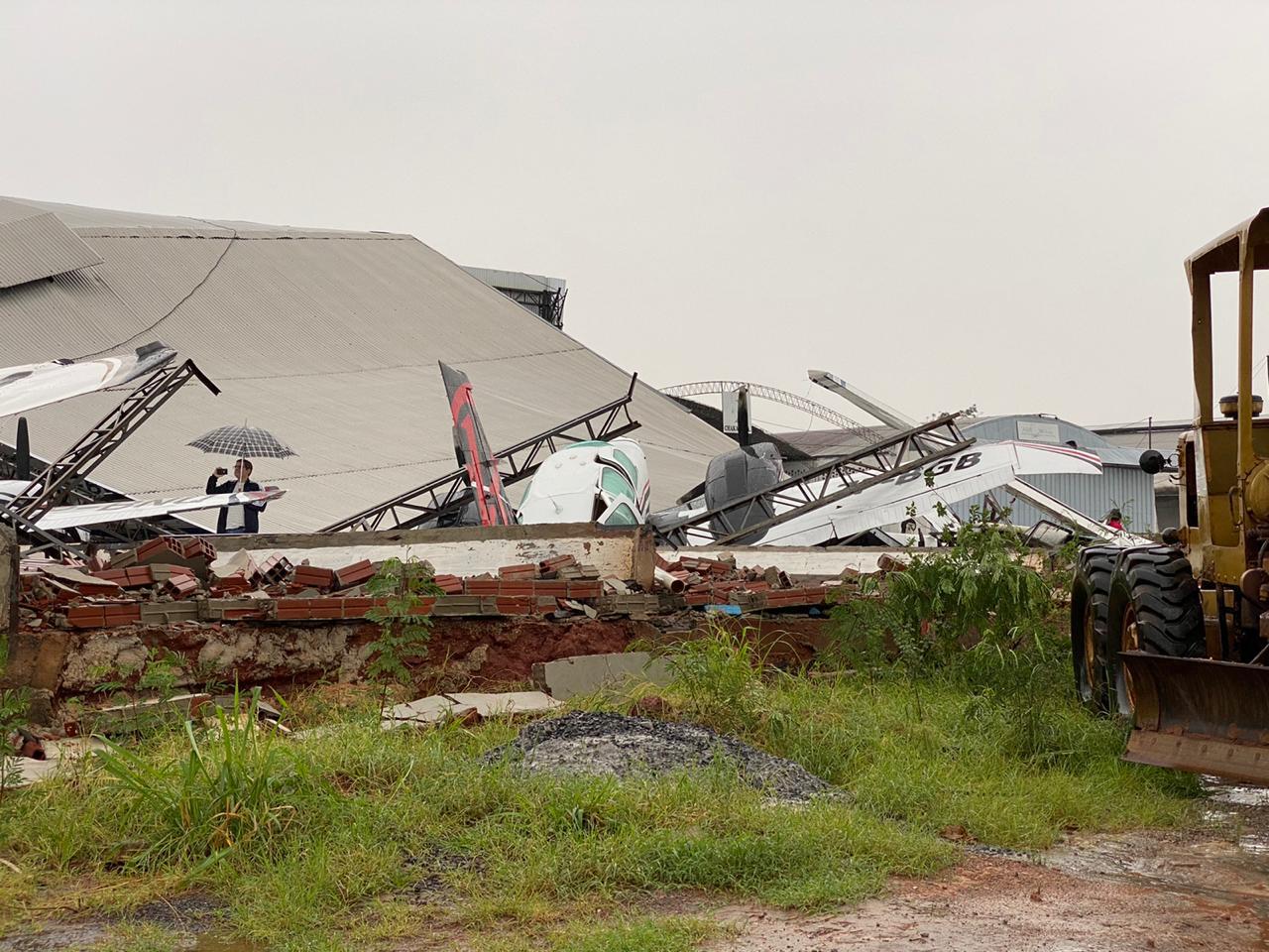 Hangar privado del Silvio Pettirossi