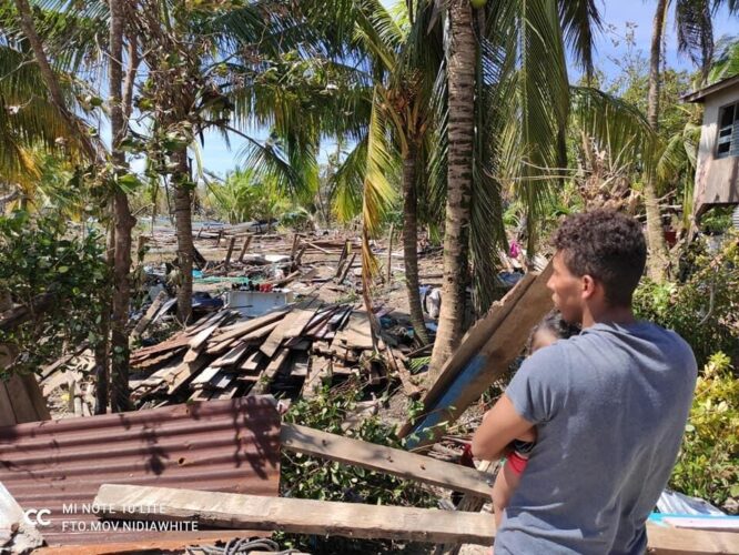 Huracán Eta tras su paso por Nicaragua, hace menos de 2 semanas.