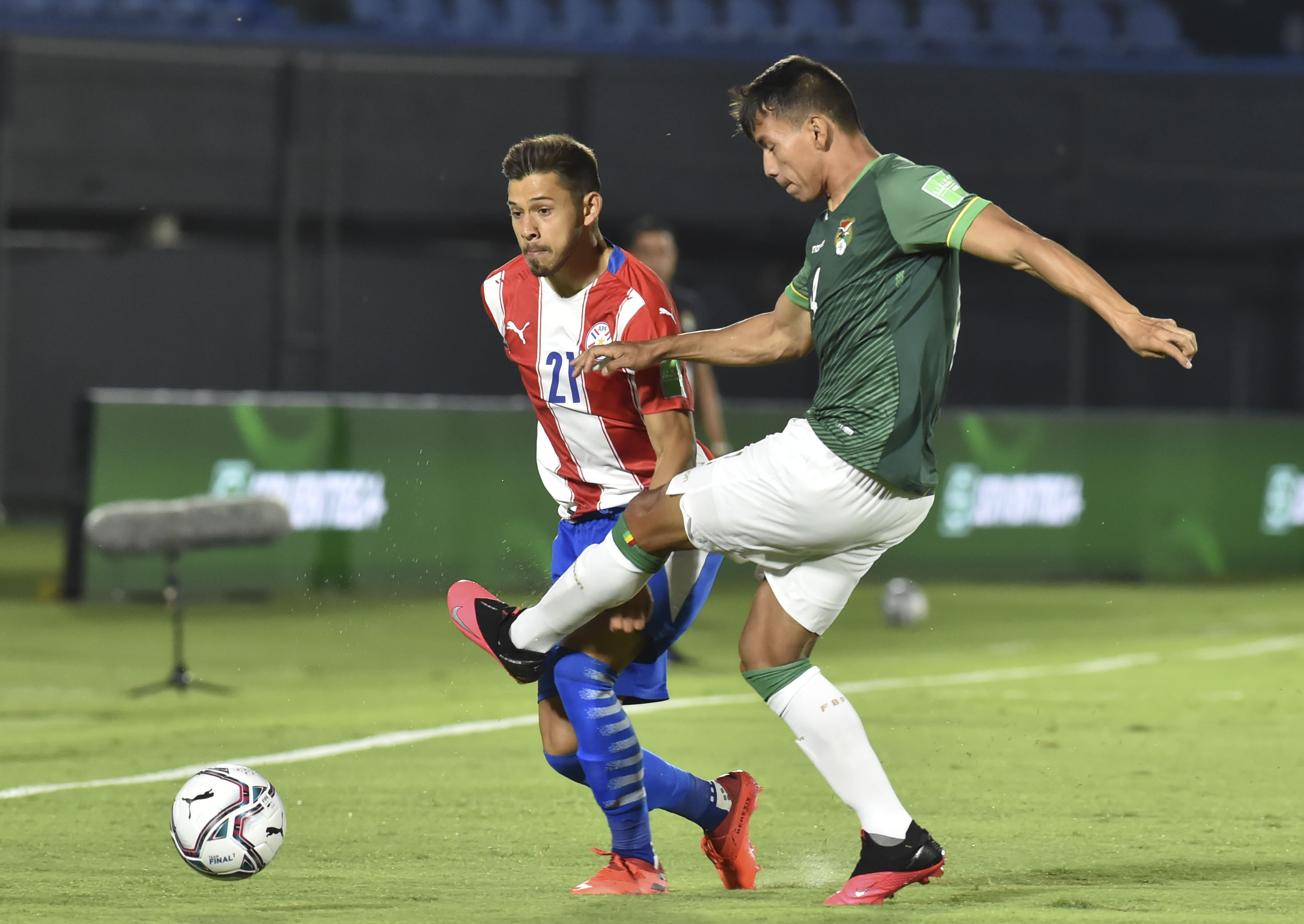 Paraguay y Bolivia igualaron en Asunción. Foto: @CONMEBOL