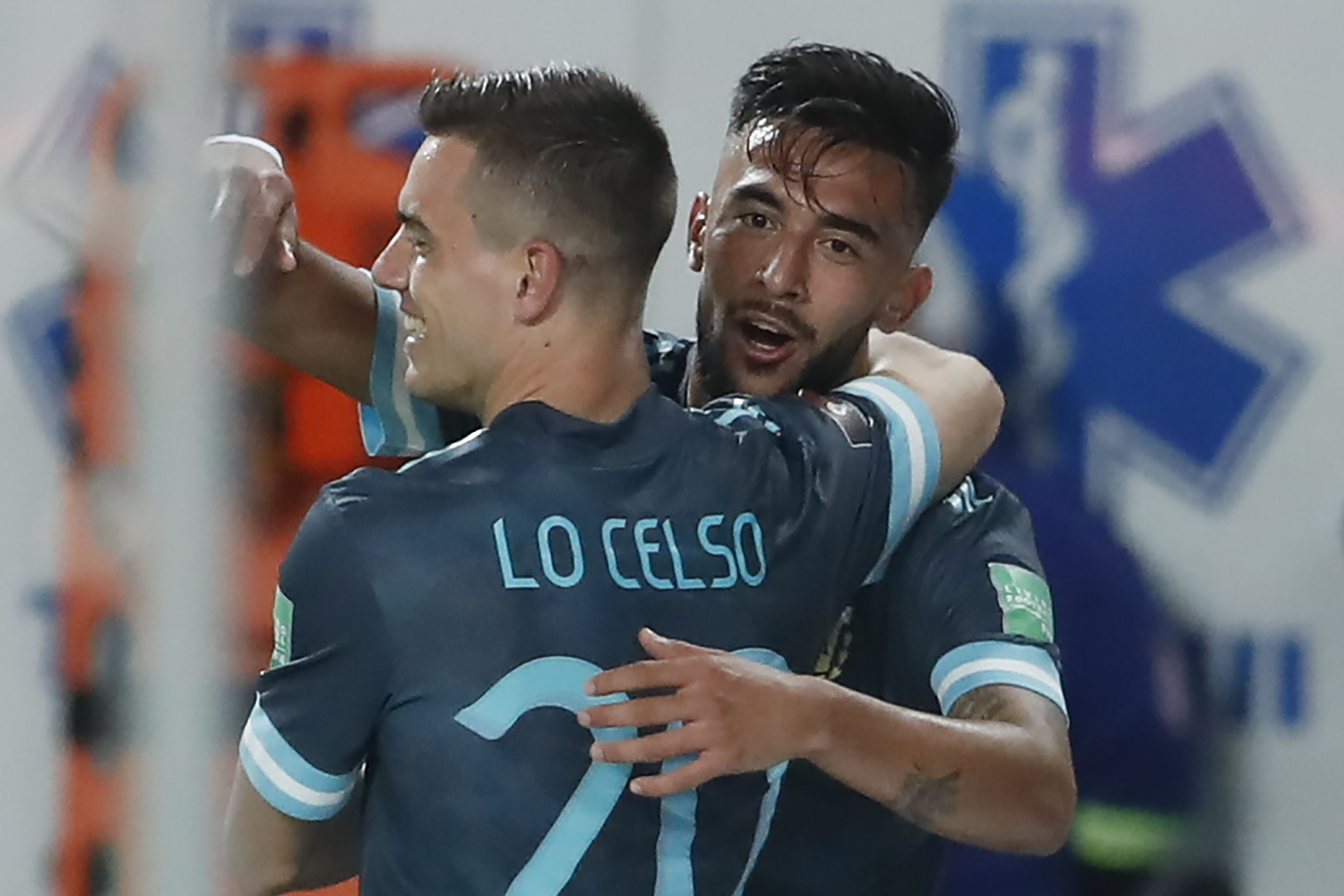 Argentina se quedó con la victoria ante Perú. Foto: @CONMEBOL