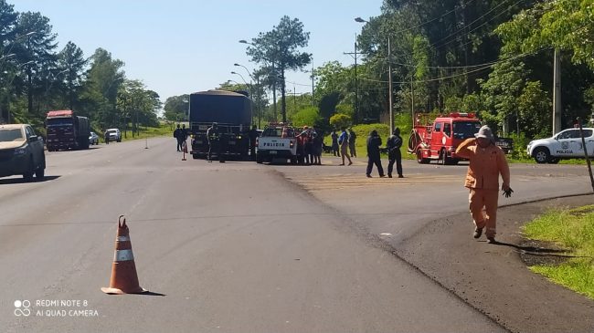 Obrero murió atropellado por un camión
